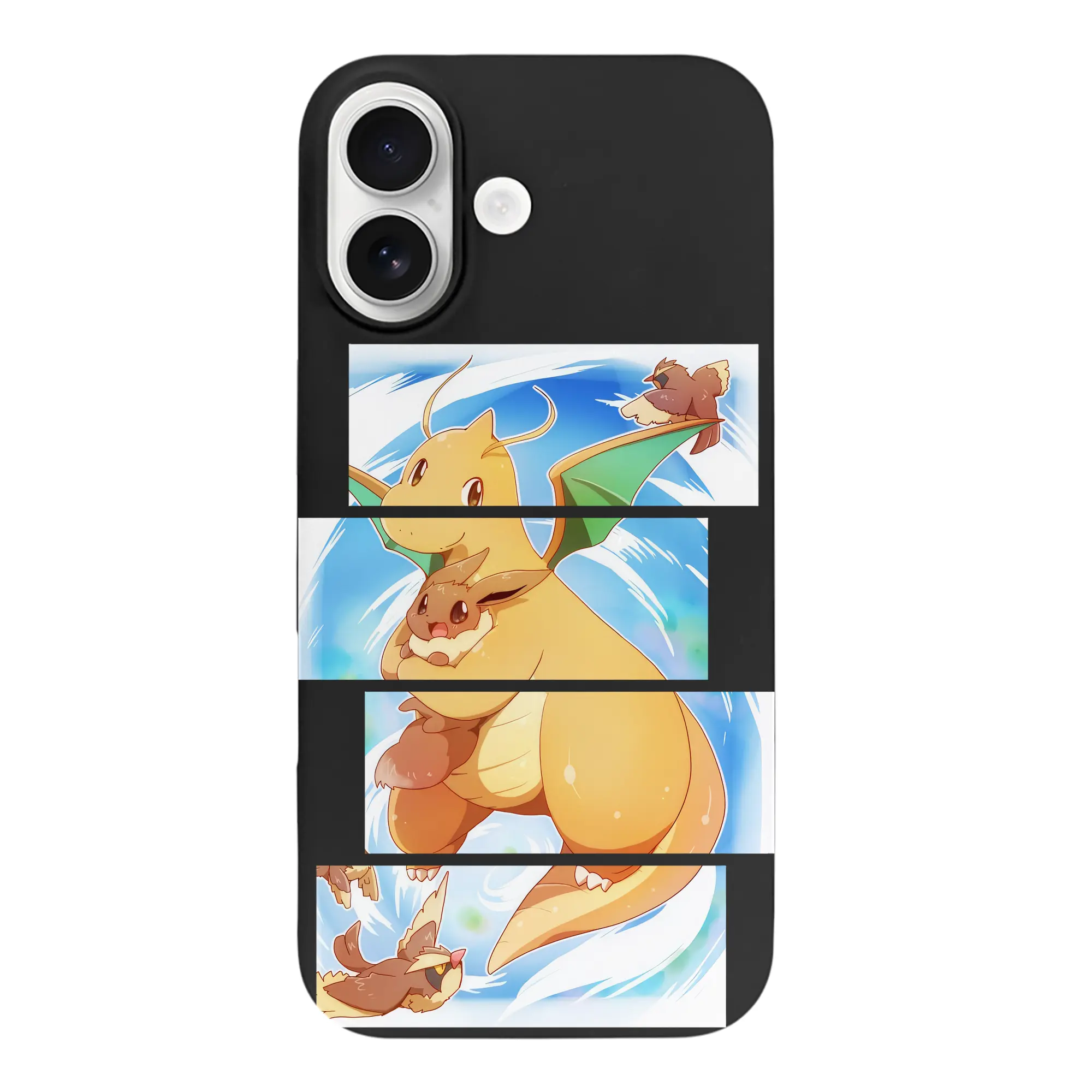 ポケモン グッズ,カイリュー - iPhone 17 シリーズ シリコンケース 薄型 耐衝撃 指紋防止 ソフトタッチカバー 精密フィット 傷防止 保護ケース iPhone 17/17 Air/17 Pro/17 Pro Max 対応